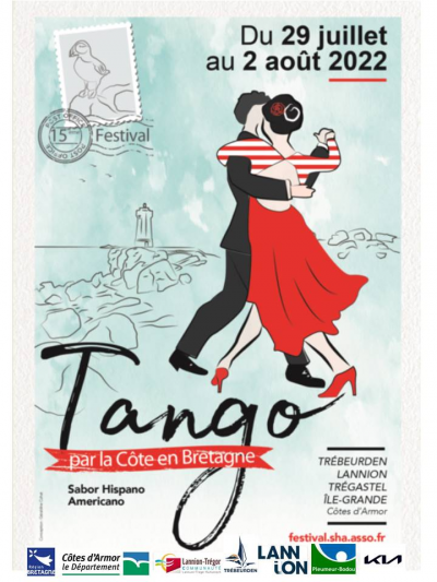 FESTIVAL DE TANGO
Vous êtes passionné de culture hispanique et particulièrement de tango et de musique , rejoignez l'équipe dynamique de Sabor Hispano qui organise un Festival de Tango argentin du 29 juillet au 2 août à Trébeurden sur la Côte de Granit Ro