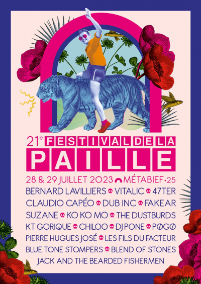 Pour le Festival de la Paille à Métabief  26-27 et 28 Juillet 2024.